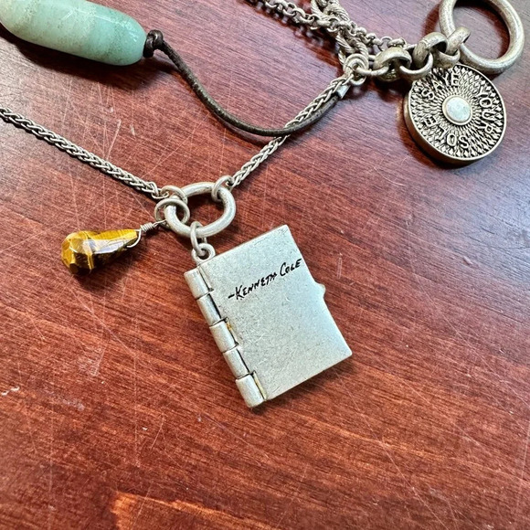 KENNETH COLE New York Silver Tone Toggle Charm Bracelet - Picture 8 of 11